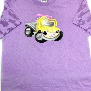 Girl's Purple Truck Shirt