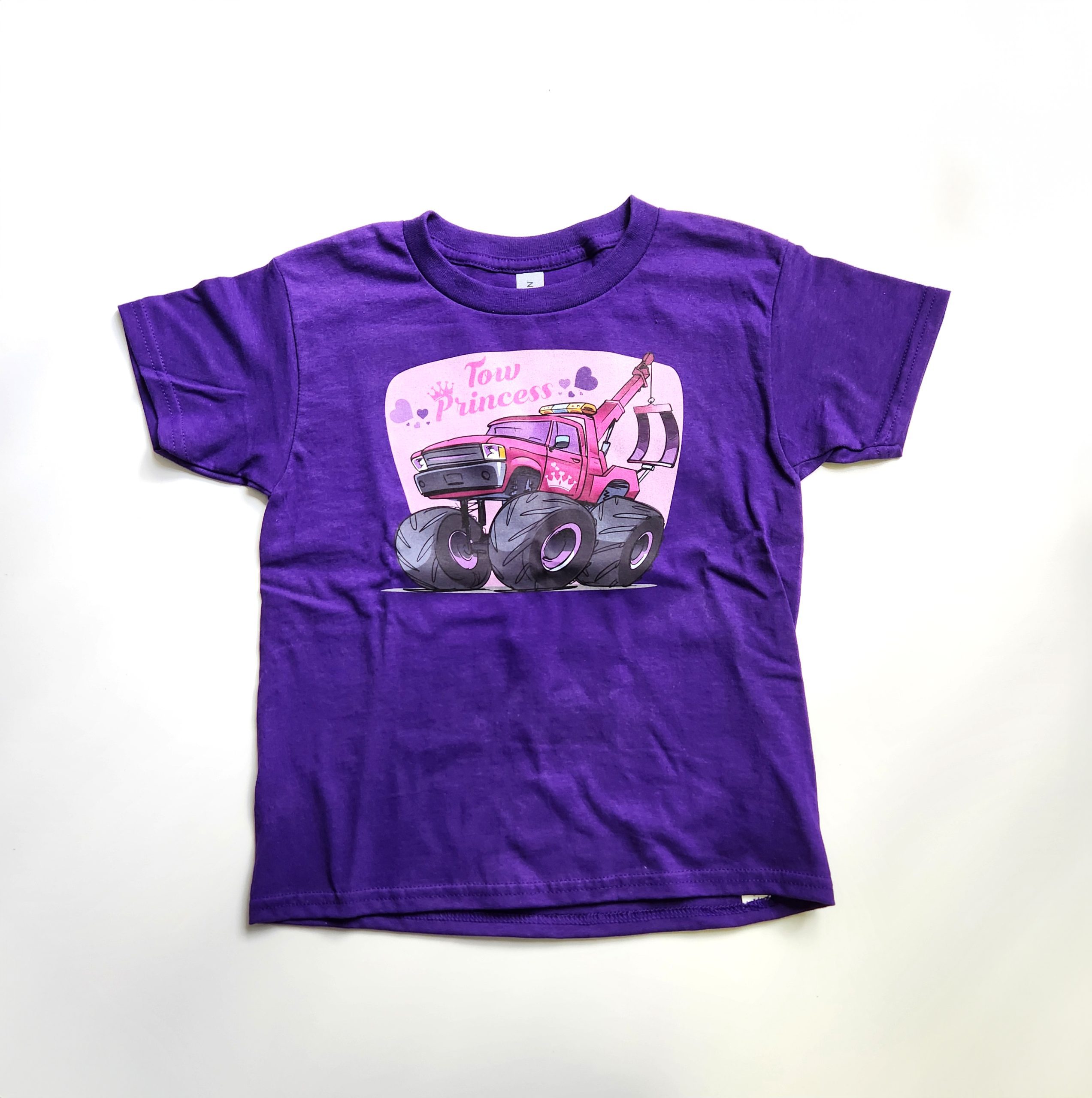 Girl's Tow Princess Truck Shirt - Image 2