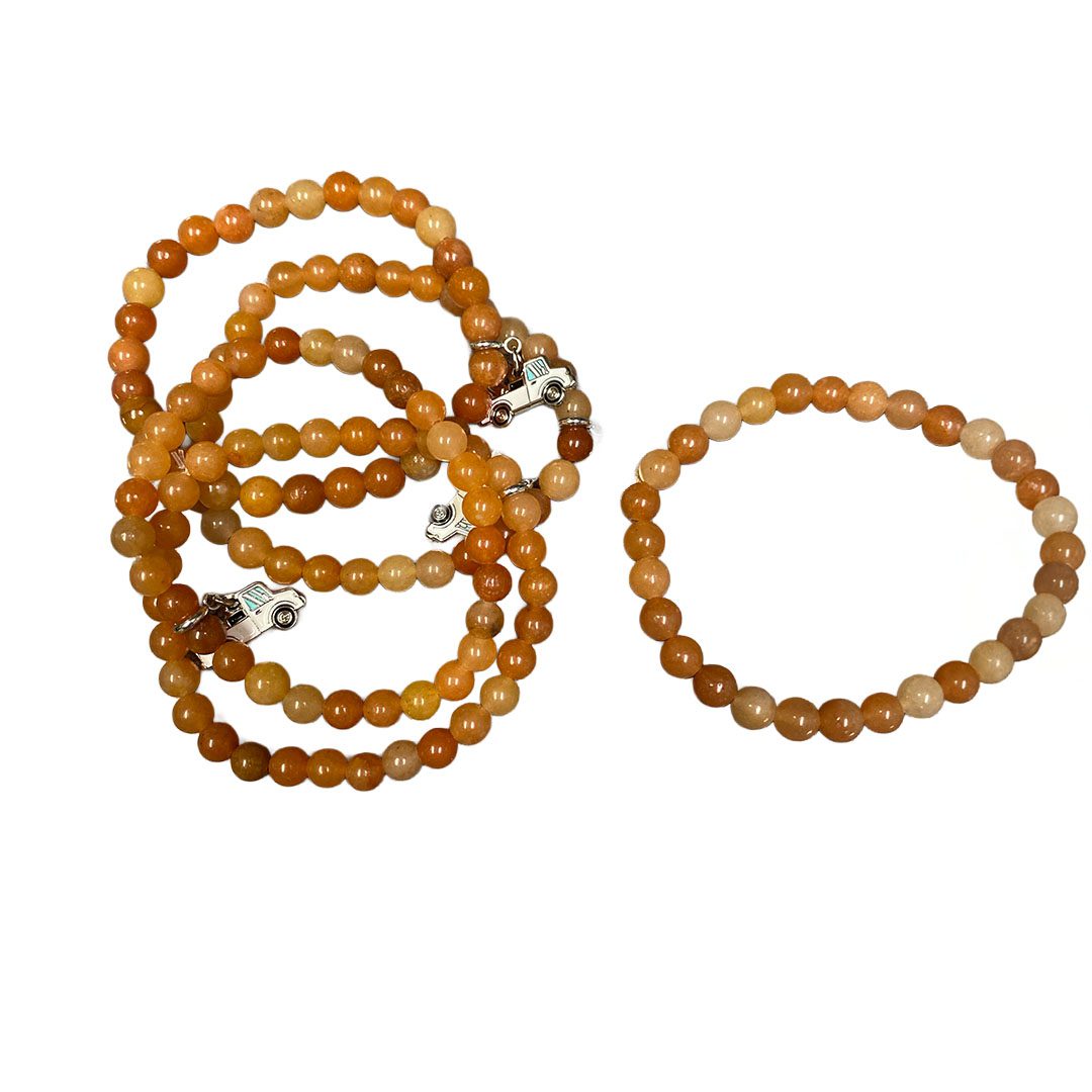 Gemstone Bracelet with Tow Truck Charm - Image 7