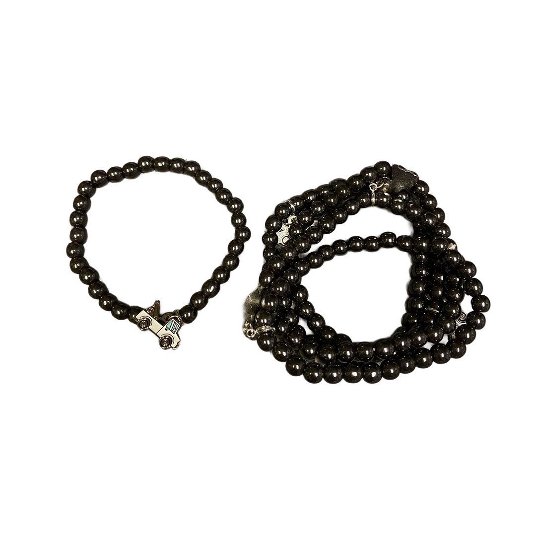 Gemstone Bracelet with Tow Truck Charm - Image 4